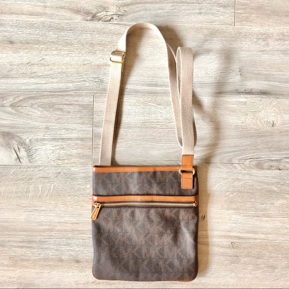 Michael Kors monogram crossbody bag